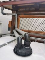 Pokrov z dvema priključkoma za cev premera 50mm - slika 2