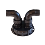 Pokrov za IBC cisterno z dvema priključkoma za cev 50mm