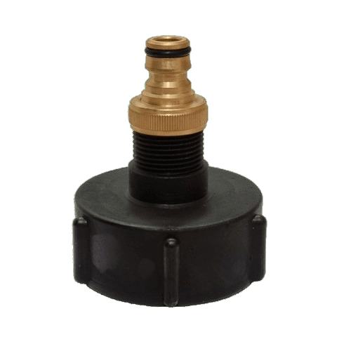 Reducir s priključkom za vrtno cev AVA KLIK za IBC cisterno