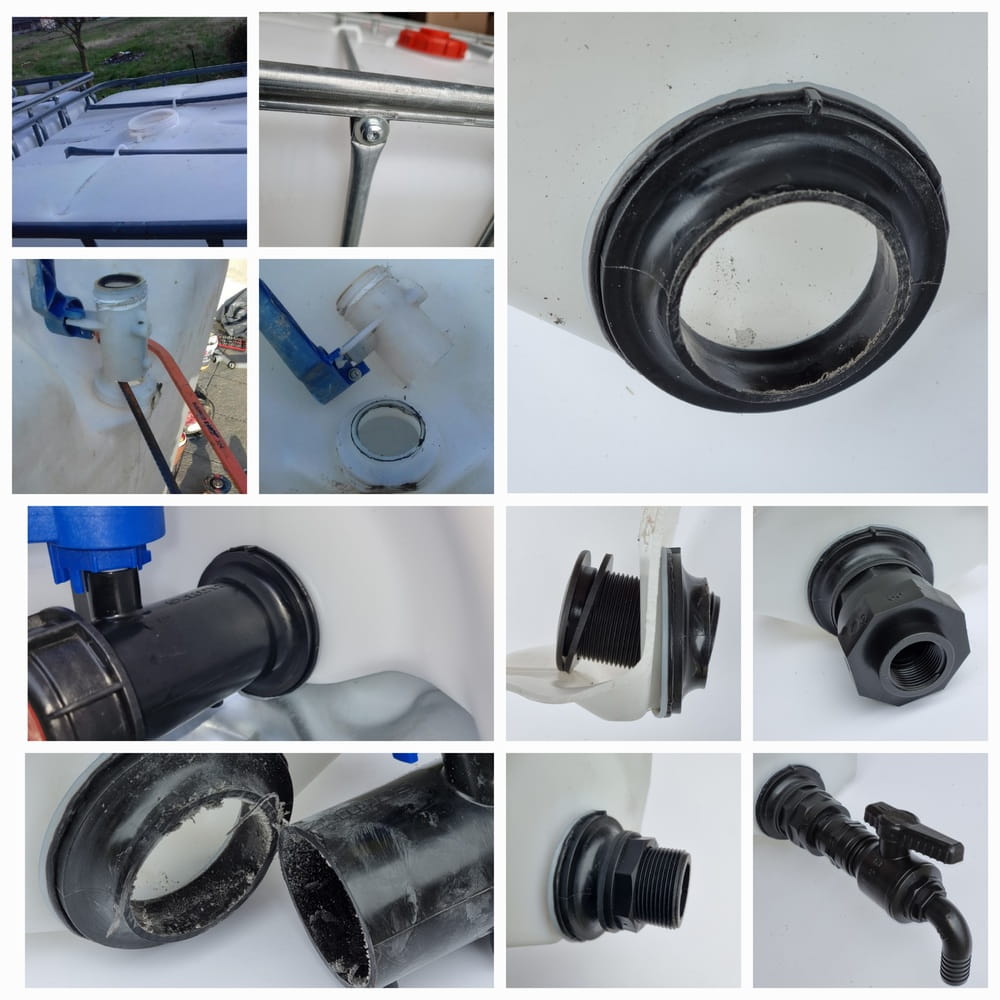 SOS komplet za nadomestilo lepljenega ventila IBC cisterne SOS komplet za nadomestilo lepljenega ventila IBC cisterne