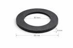 Gasket 65x50x6mm (EPDM, SILICONE) (also for camlock connectors) (1 piece)