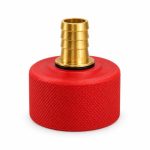 Reducir PRO M 22mm za IBC cisterno, stružen polipropilen, masiven – pogled od spredaj.