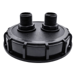 Pokrov za IBC cisterno (165mm) z dvema zunanjima navojema 1″