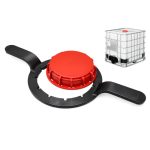 LidGrip IBC orodje za pokrov polnilne odprtine DN150 ali DN225 iz PP-GF za odpiranje in zategovanje pokrovov