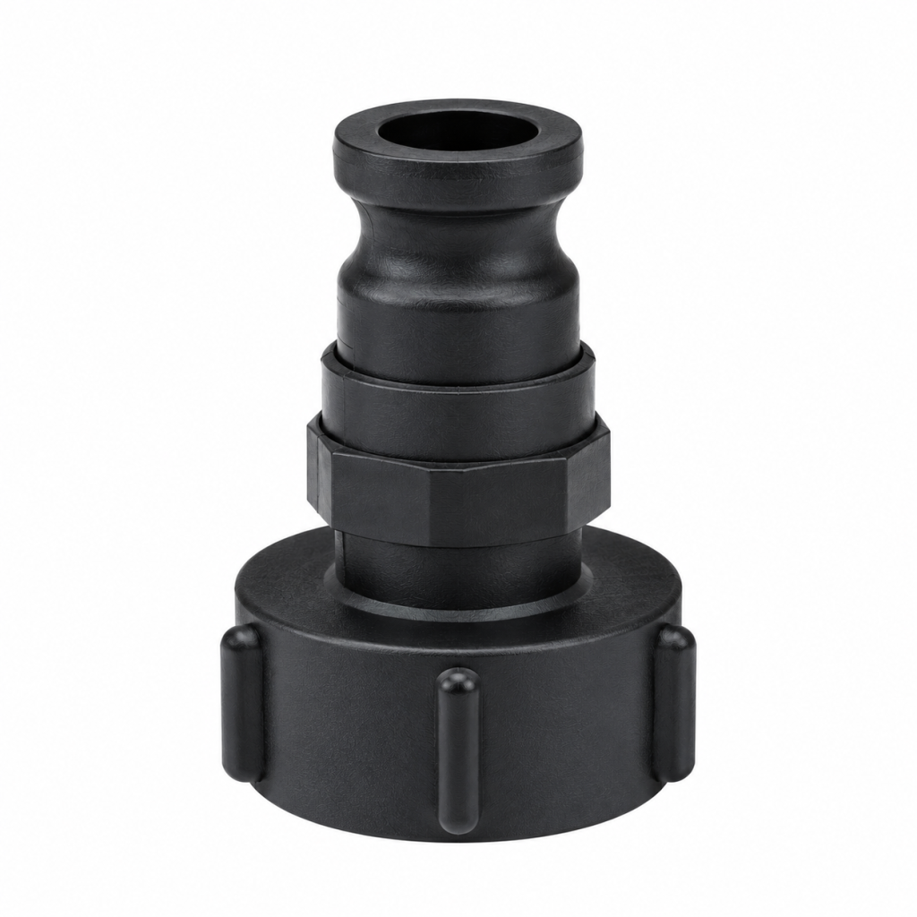 Adapter Nexus A25 za IBC cisterno z ventilom S60x6 s camlock moškim priključkom A25