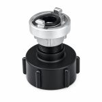 Adapter z aluminijasto gasilsko spojko D25 za IBC cisterne z navojem S60x6